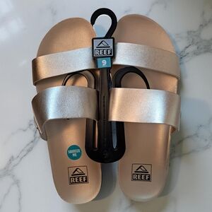 Reef Cushion Vista Women's Slides Size 9 Golden Hour New